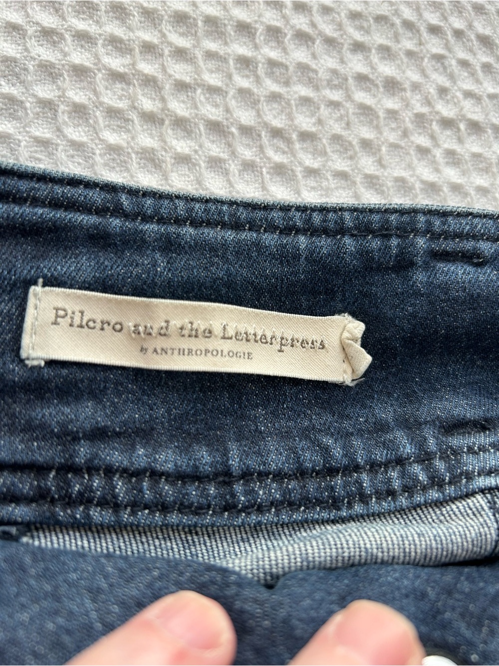 Anthropologie Pilcro and the Letterpress Jeans Size 28 Cropped Straight Leg - Picture 2 of 7